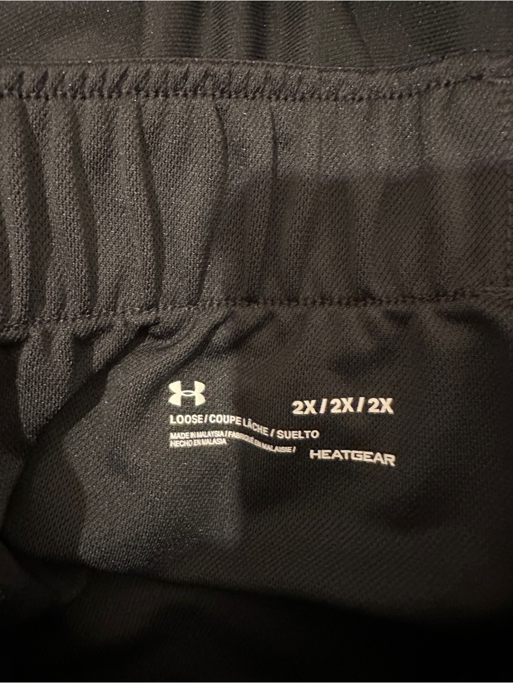 Under Armour Black & Neon Crimson Pink Women's Athletic Shorts 2X - Picture 5 of 6